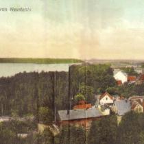 Bardzo ciekawa panorama miasta wykonana w roku 1908 lub 1909 czyli w okresie kiedy była już wybudowana wieża kościoła NMP a jeszcze nie został wyburzony kościół Św. Mikołaja